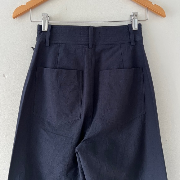 Apiece Apart Navy Wide Leg Pants - Picture 8 of 13
